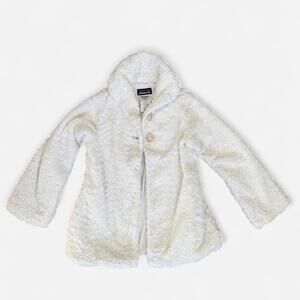 Patagonia Kid's White and Cream Coat